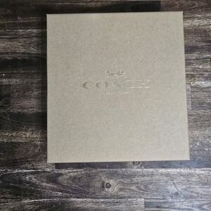 Coach Beige Dog Collar Size Large